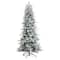 9.5ft. Pre-Lit Flocked Manchester Spruce Artificial Christmas Tree, 650 Lights
